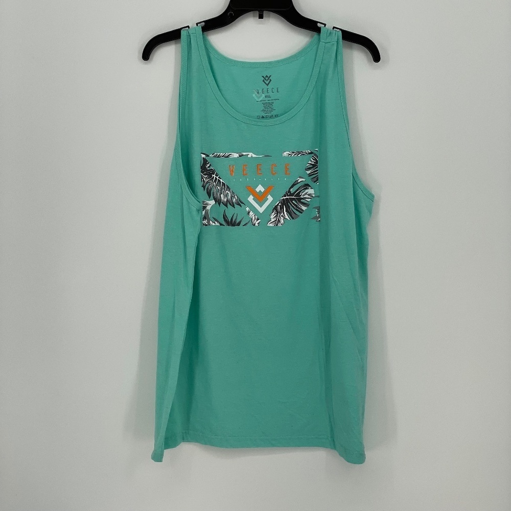 VEECE Pointed Aqua Sky Tank Top